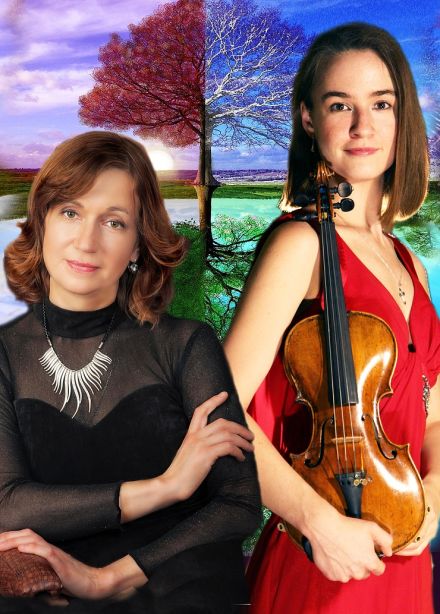 Времена года - Вивальди, Чайковский, Пьяццолла - орган и скрипка
