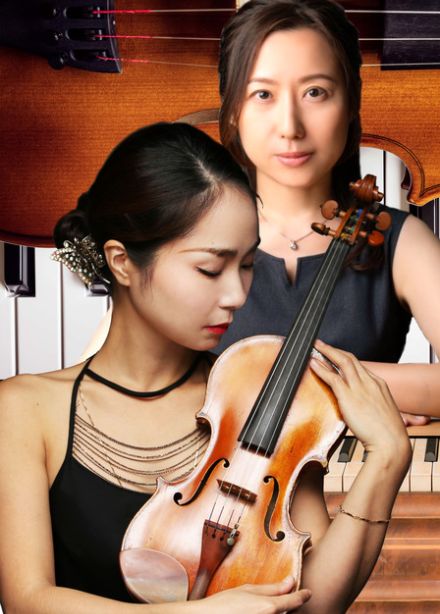 Скрипка vs фортепиано. Музыкальная дуэль при свечах - Марико Ёкота и Хироко Нинагава из Японии