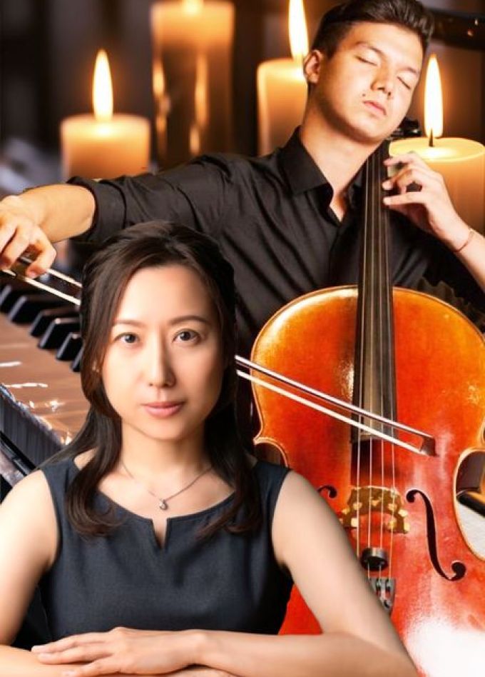 Волшебство фортепиано и виолончели при свечах - Марико Ёкота из Японии и Владимир Киносита