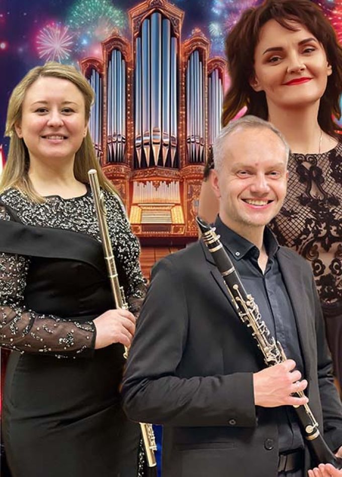 Новогодний органный концерт - орган, флейта и кларнет